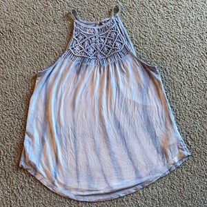 American Eagle Purple Tie Dye Tank Top